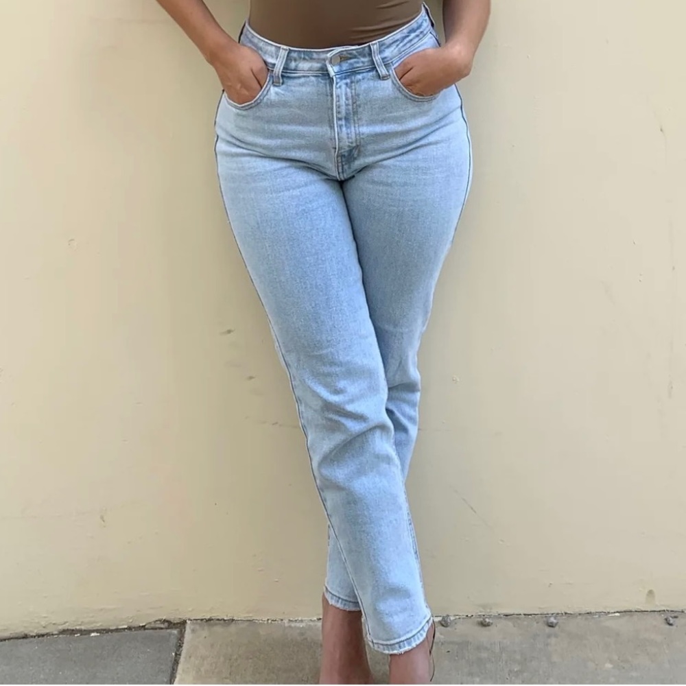 Brand New High Rise Slim Straight Jeans